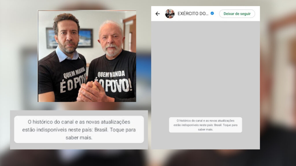 Canal "Exército do Lula" sai do ar após determinação de Nunes Marques