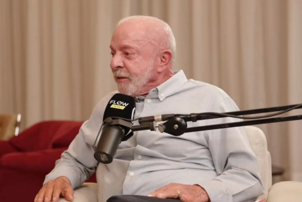 Lula justifica ida ao podcast Flow: "Gosto mais de você do que da Globo"