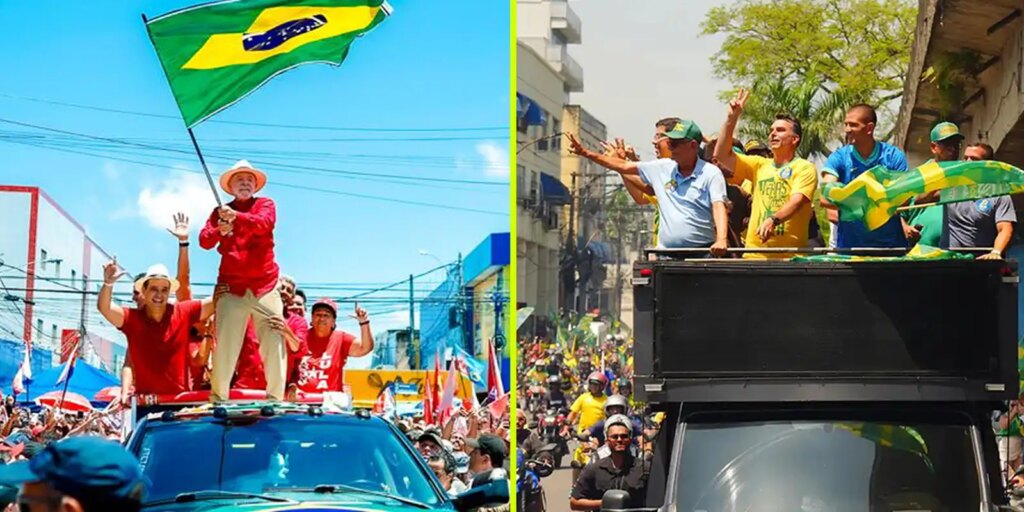 Lula faz comício em Natal e Flávio participa de moto-carreata no Rio