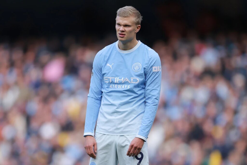 Poupado, Haaland fica no banco do Manchester City na Liga dos Campeões
