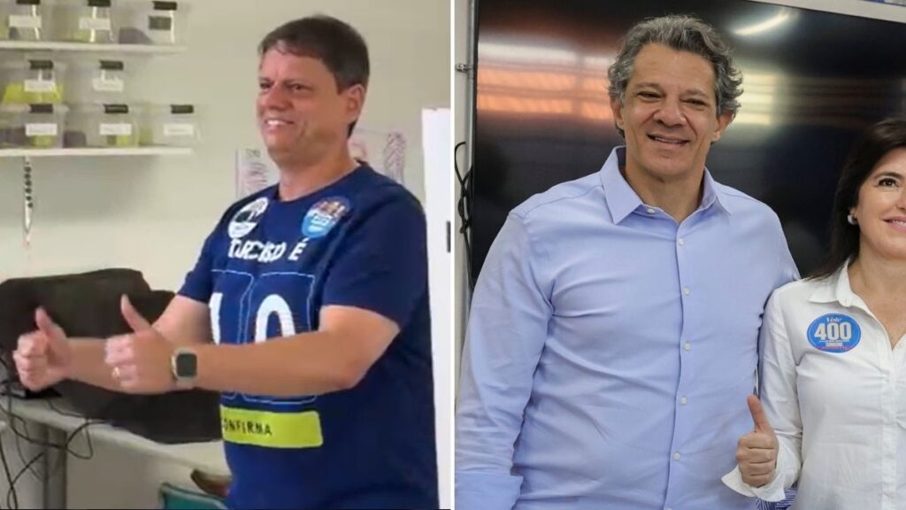 Tarcísio e Haddad votam em São Paulo e minimizam atritos de campanha