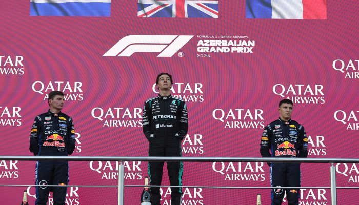 Fórmula 1: Russell supera Verstappen por 0.1s e vence GP do Azerbaijão