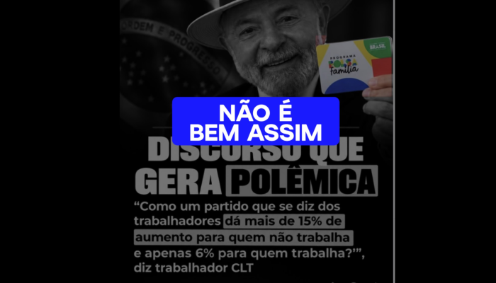 Bolsa Família não teve reajuste maior que acumulado do salário mínimo
