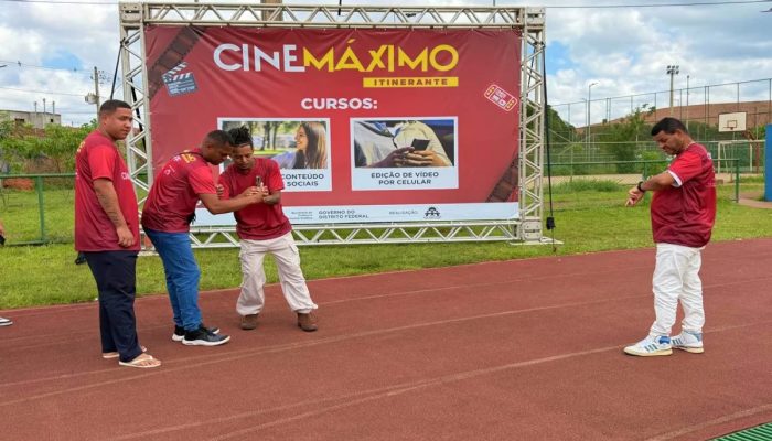 Cinemáximo Itinerante recebe mais turmas para oficinas de vídeo gratuitas