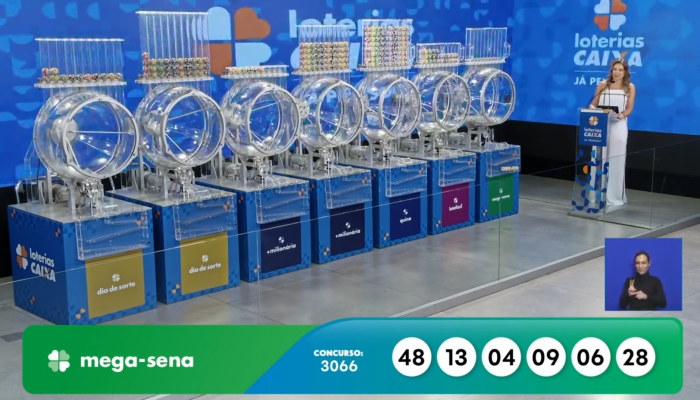 Mega-Sena, concurso 3066: confira os números sorteados