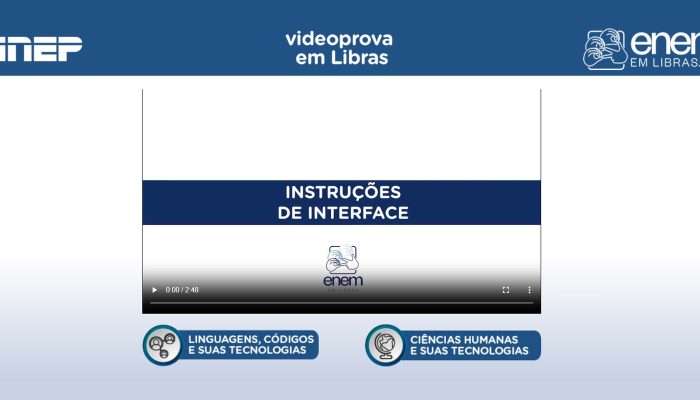 Plataforma Enem Libras ganha atualização com provas de 2017 a 2025