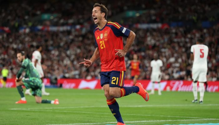 Em jogo de duas viradas, Espanha derrota a Inglaterra na Nations League
