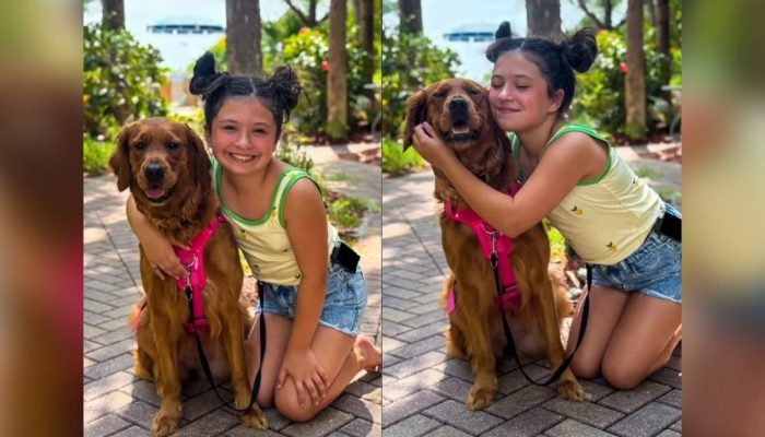 Menina de 11 anos tem ajuda de cachorra para controlar a diabetes tipo 1