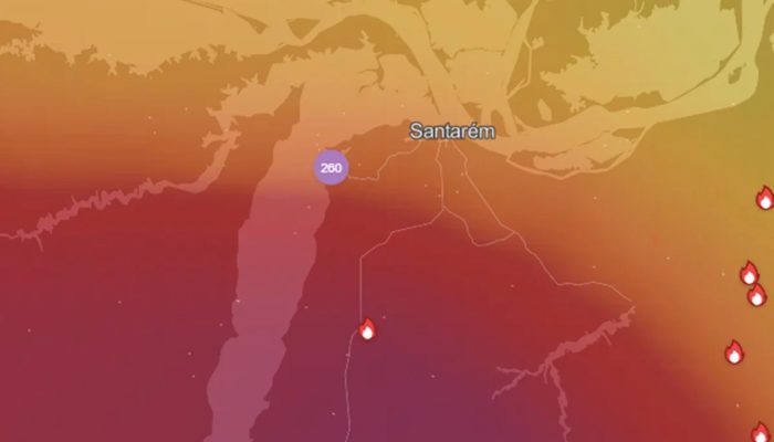 Qualidade do ar em Santarém (PA) atinge nível “muito insalubre”