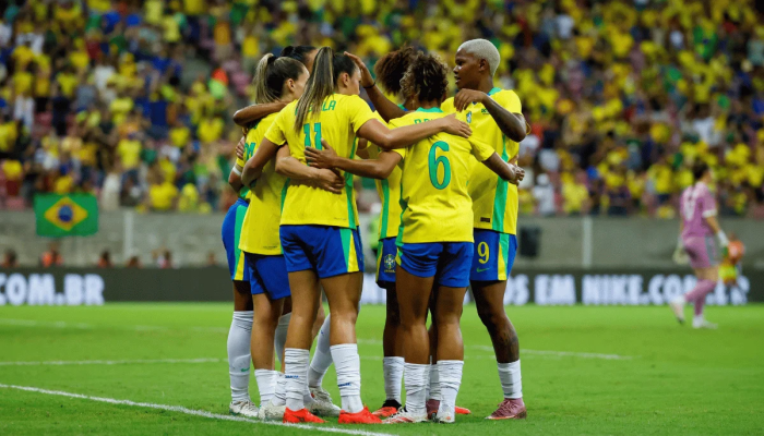 Seleção Feminina abre vantagem, mas vê Argentina empatar amistoso no Recife