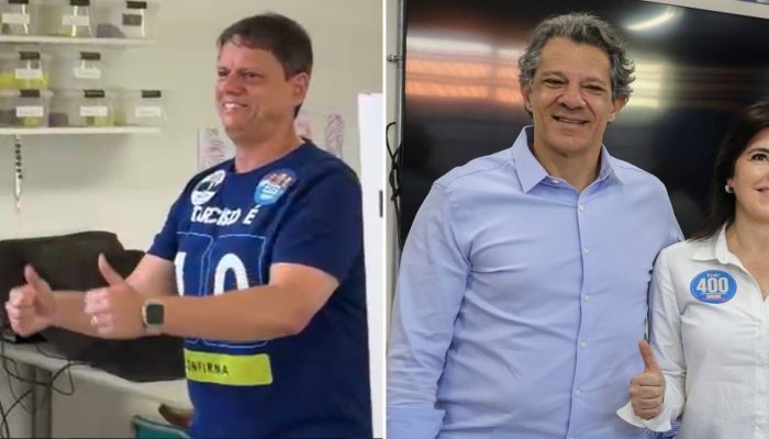 Tarcísio e Haddad votam em São Paulo e minimizam atritos de campanha