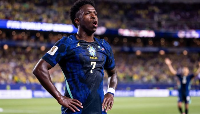 Fifa cita Vini Jr. como destaque ofensivo da Copa do Mundo de 2026