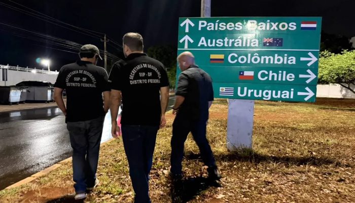 Secretário de Segurança diz que entorno de embaixadas está “sem incidentes”