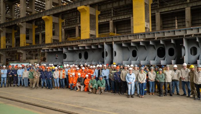 Estaleiro no RS começa a construir navios encomendados pela Transpetro